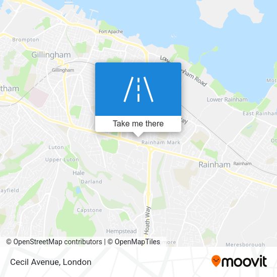 Cecil Avenue map