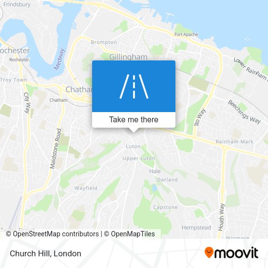 Church Hill map