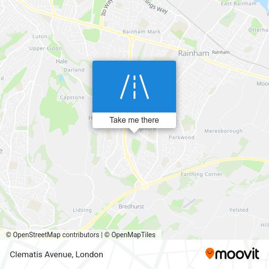 Clematis Avenue map