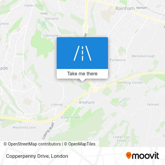 Copperpenny Drive map