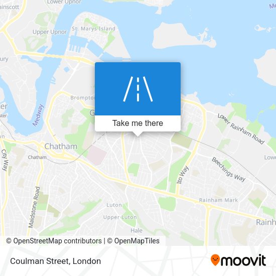 Coulman Street map