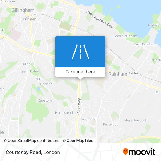 Courteney Road map