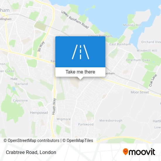 Crabtree Road map