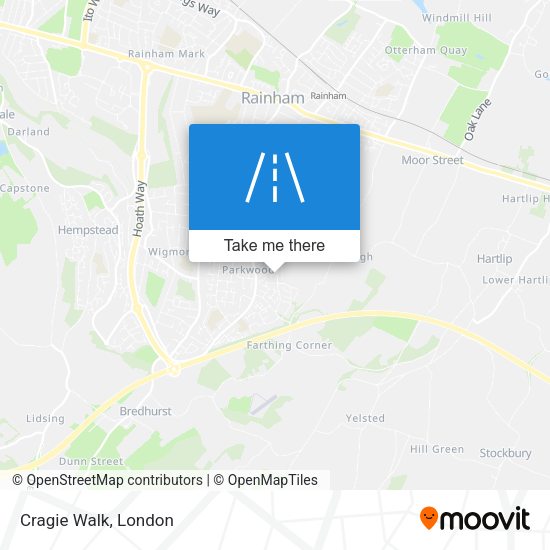 Cragie Walk map