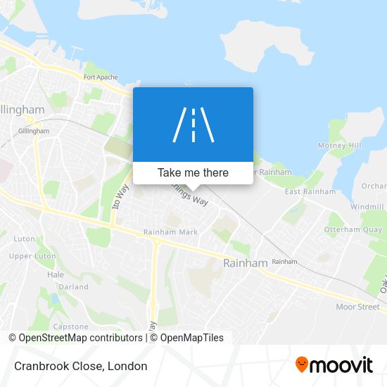 Cranbrook Close map