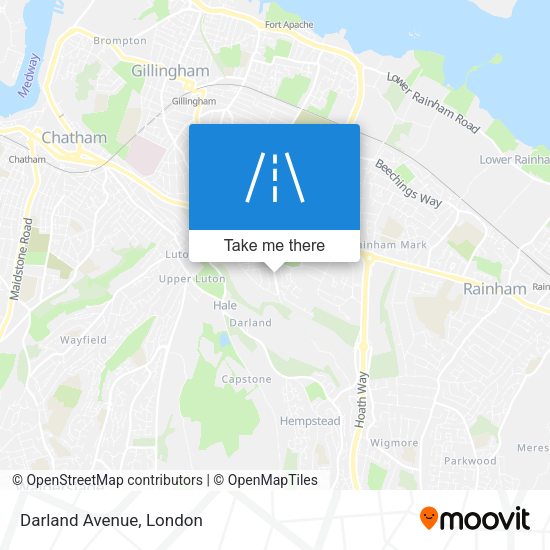 Darland Avenue map