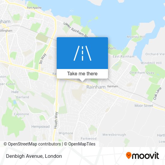 Denbigh Avenue map