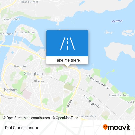 Dial Close map