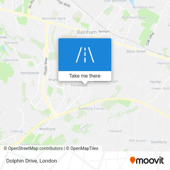 Dolphin Drive map