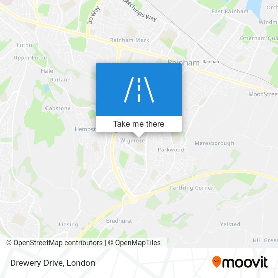 Drewery Drive map