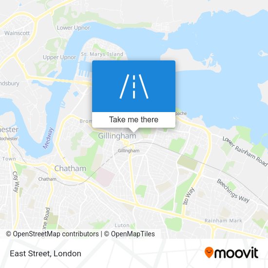 East Street map