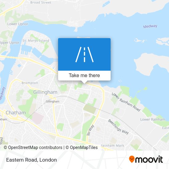 Eastern Road map