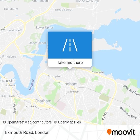 Exmouth Road map