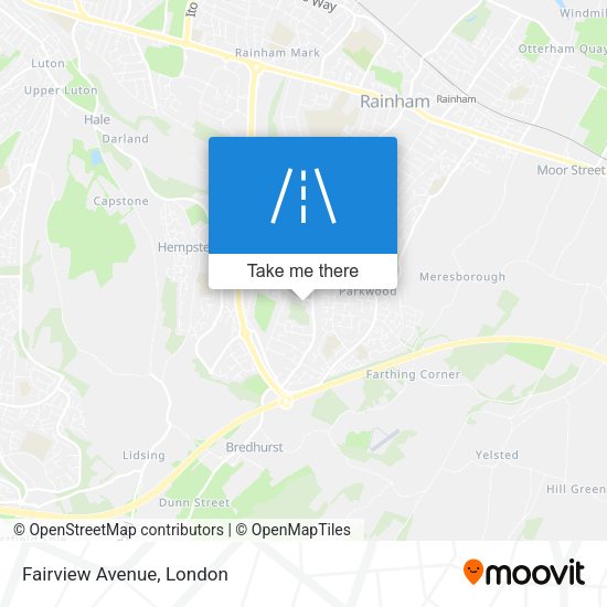 Fairview Avenue map
