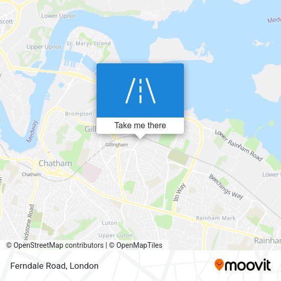 Ferndale Road map