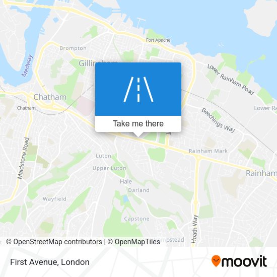 First Avenue map