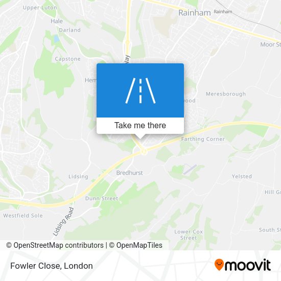 Fowler Close map