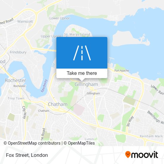 Fox Street map