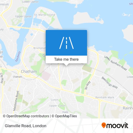 Glanville Road map