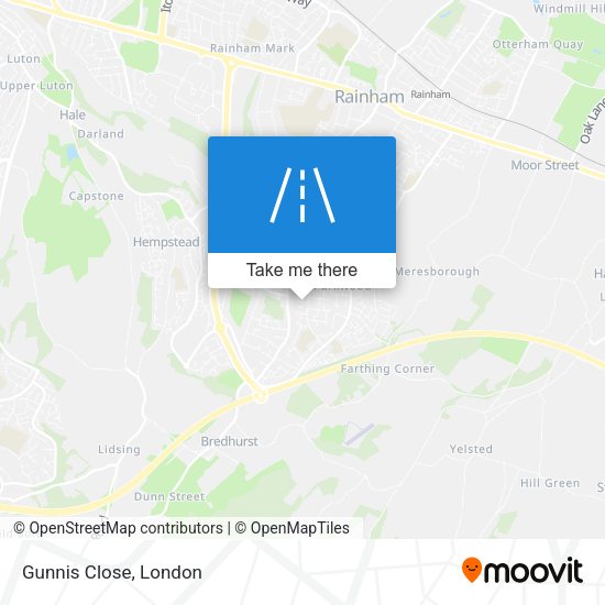 Gunnis Close map