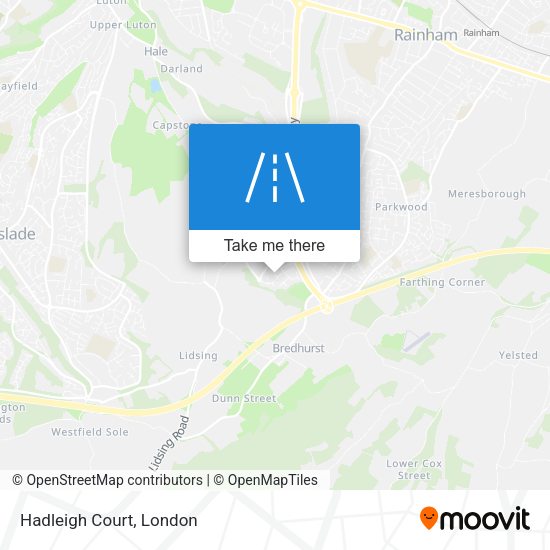 Hadleigh Court map
