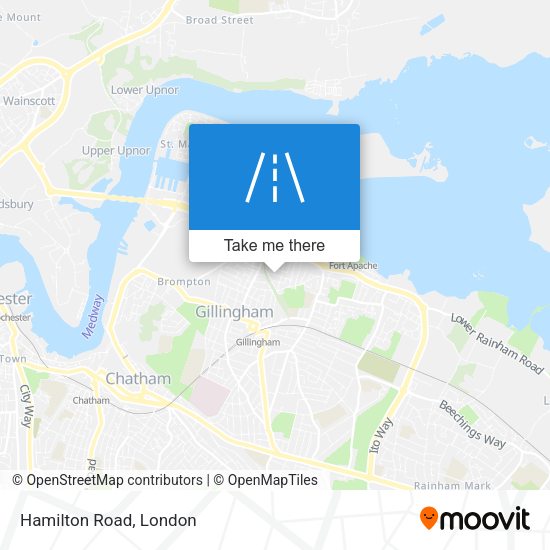 Hamilton Road map