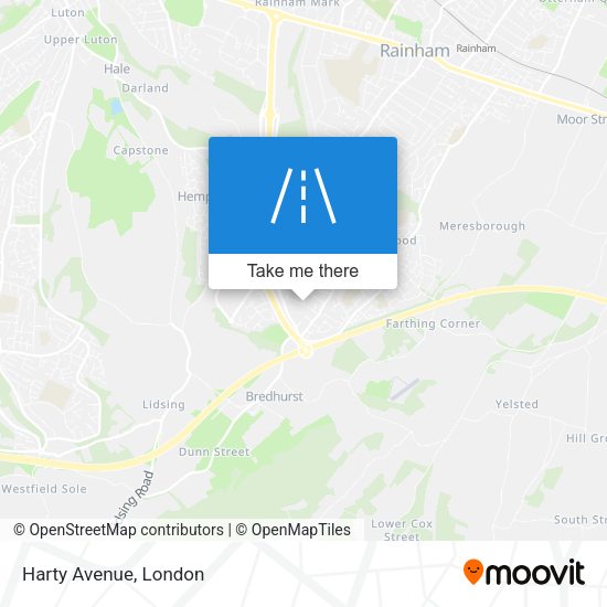 Harty Avenue map