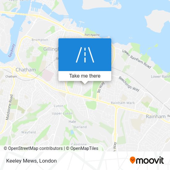 Keeley Mews map