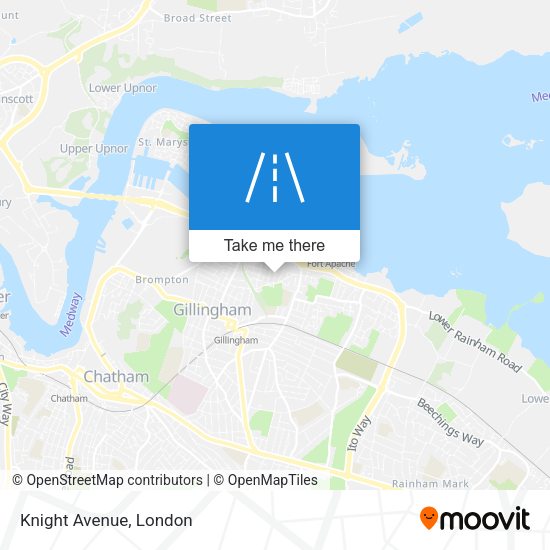 Knight Avenue map