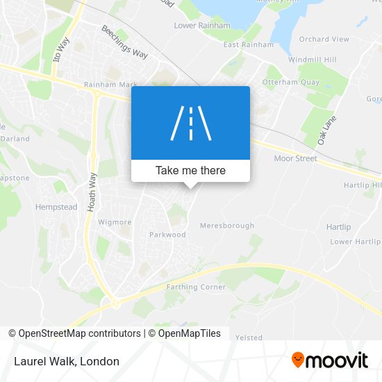 Laurel Walk map