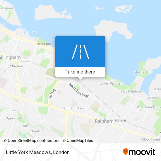 Little York Meadows map