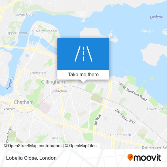 Lobelia Close map