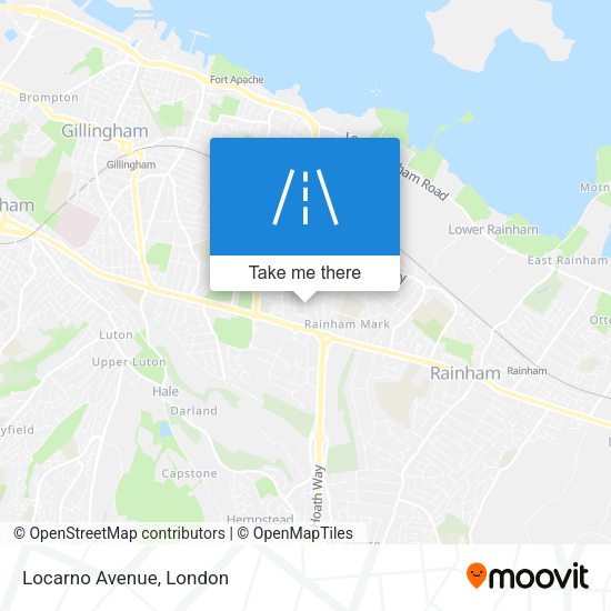 Locarno Avenue map