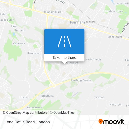 Long Catlis Road map