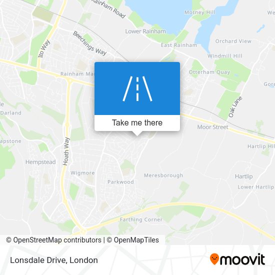Lonsdale Drive map