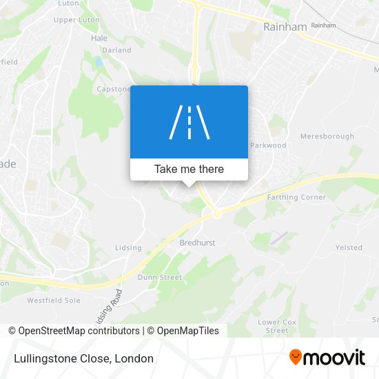 Lullingstone Close map