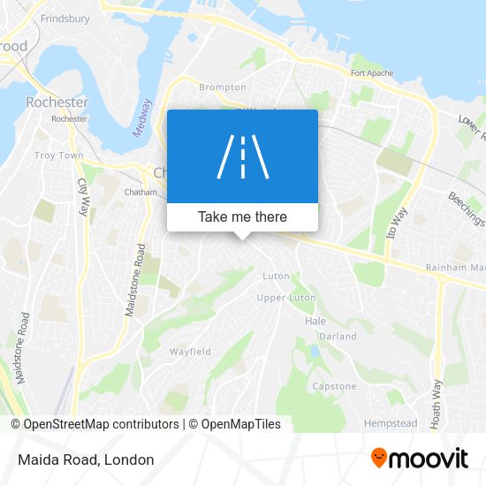 Maida Road map