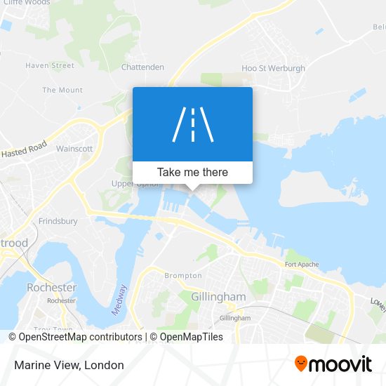 Marine View map