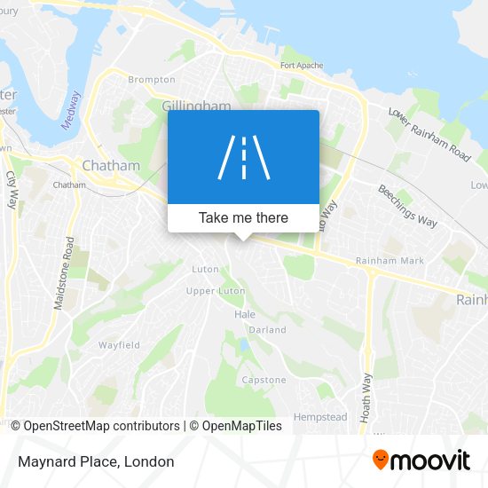 Maynard Place map