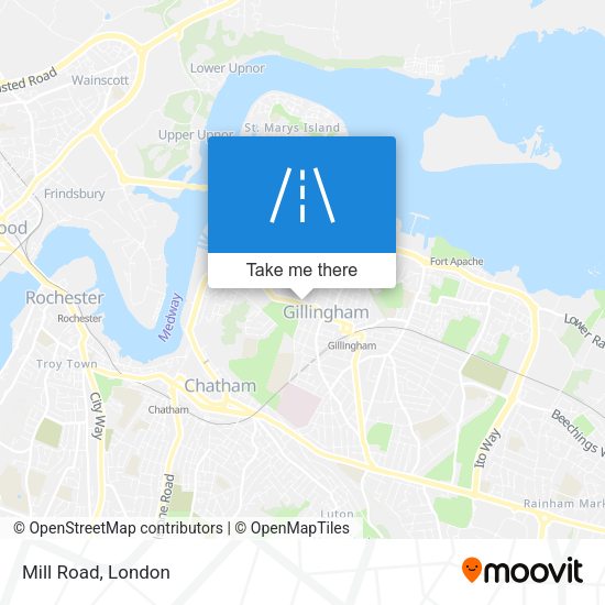 Mill Road map