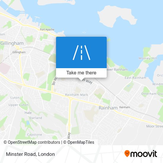 Minster Road map