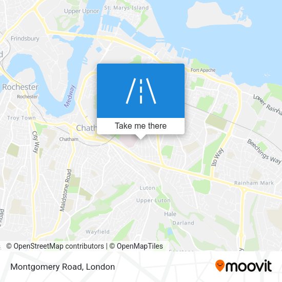 Montgomery Road map