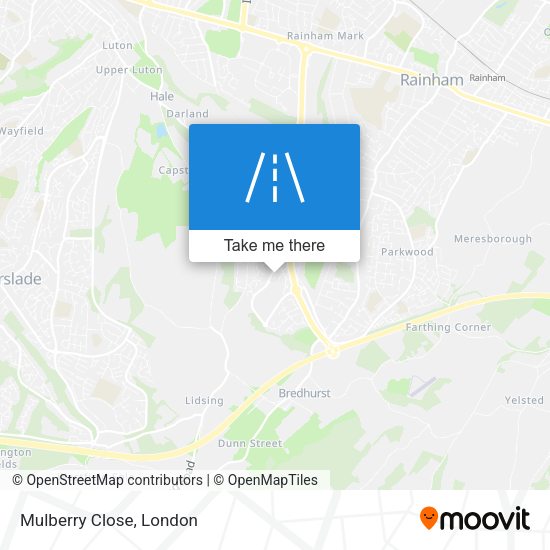 Mulberry Close map