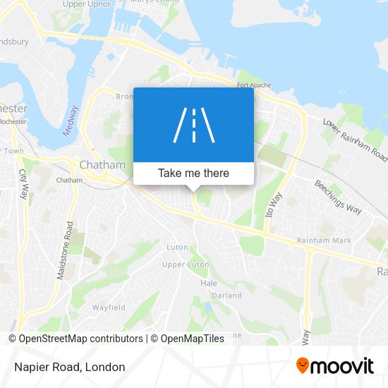 Napier Road map