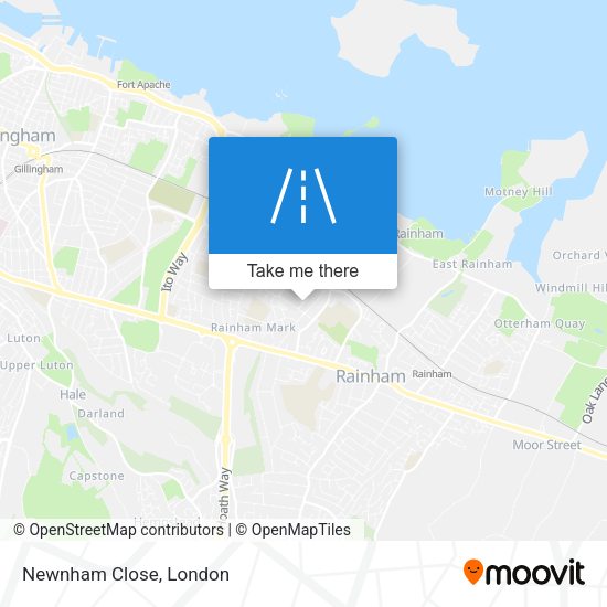 Newnham Close map
