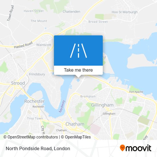 North Pondside Road map