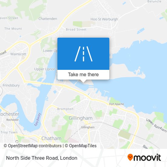 North Side Three Road map