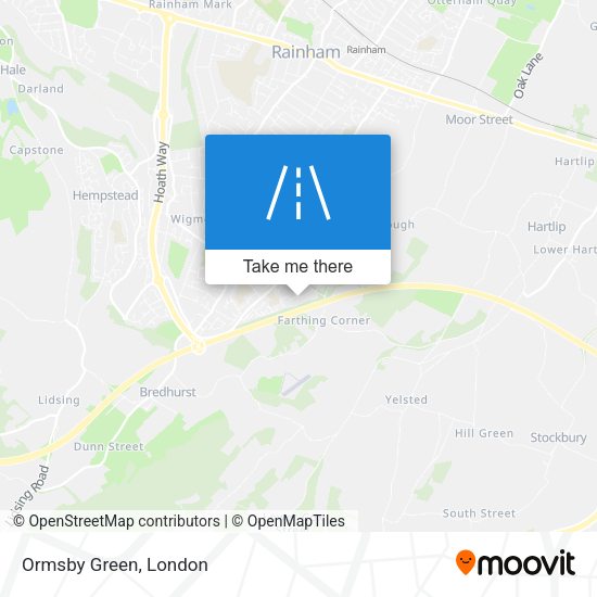 Ormsby Green map