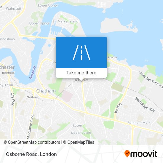 Osborne Road map