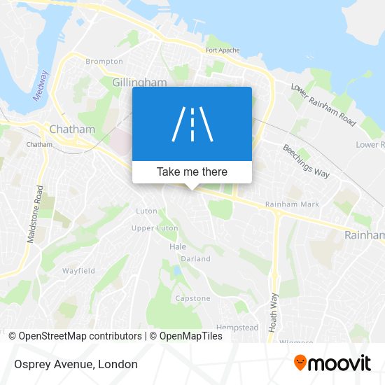 Osprey Avenue map